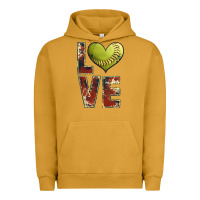 Pigment Peanut Butter softball love Urban Hoodie - JahusDesignShop