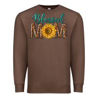 Chestnut western blessed mom with sunflower Premium Sweatshirt - texasbilliewilder