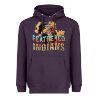 Plum feathered indians Heavyweight Hoodie - texasbilliewilder