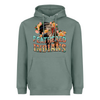 Sage feathered indians Heavyweight Hoodie - texasbilliewilder