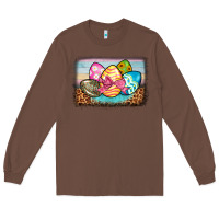 Chestnut easter egg background Long Sleeve Tee - BarkalooDesign