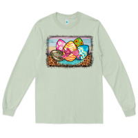 Matcha easter egg background Long Sleeve Tee - BarkalooDesign