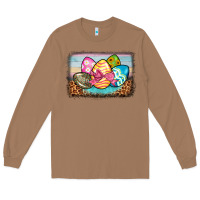 Toasted Coconut easter egg background Long Sleeve Tee - BarkalooDesign