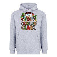 Heather Grey you serious clark Heavyweight Hoodie - Zillion Design Studio