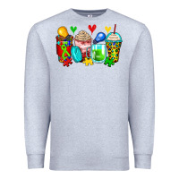 Heather Grey autism coffee cups Premium Sweatshirt - Zillion Design Studio