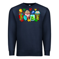 Navy autism coffee cups Premium Sweatshirt - Zillion Design Studio