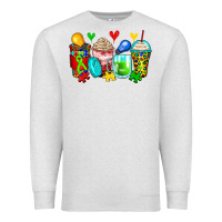 Oatmeal Heather autism coffee cups Premium Sweatshirt - Zillion Design Studio