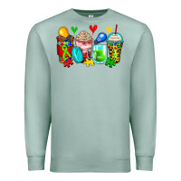 Seafoam autism coffee cups Premium Sweatshirt - Zillion Design Studio