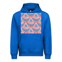 Cobalt american flag seamless pattern Urban Hoodie - BundleAndBundleShop