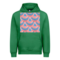 Emerald american flag seamless pattern Urban Hoodie - BundleAndBundleShop