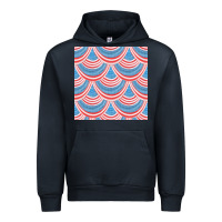 Navy american flag seamless pattern Urban Hoodie - BundleAndBundleShop