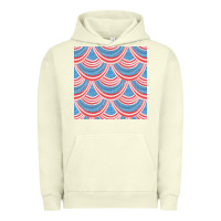 Pigment Pistachio american flag seamless pattern Urban Hoodie - BundleAndBundleShop