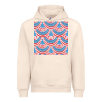 Sandshell american flag seamless pattern Urban Hoodie - BundleAndBundleShop