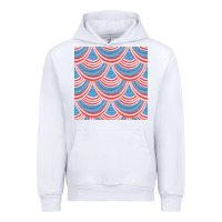 White american flag seamless pattern Urban Hoodie - BundleAndBundleShop