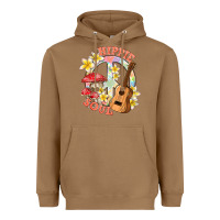 Toasted Coconut hippie soul with peace Heavyweight Hoodie - texasbilliewilder