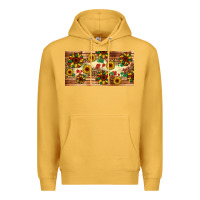 Mustard juneteenth sunflower's licence plate template Premium Hoodie - Artiststas