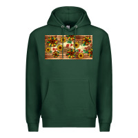 Sports Green juneteenth sunflower's licence plate template Premium Hoodie - Artiststas