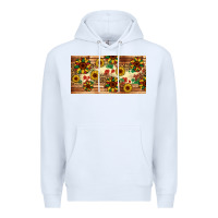 White juneteenth sunflower's licence plate template Premium Hoodie - Artiststas
