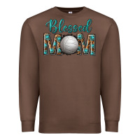 Chestnut western blessed mom with volleyball Premium Sweatshirt - texasbilliewilder