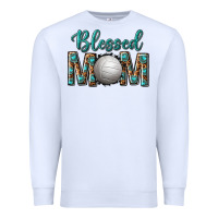 White western blessed mom with volleyball Premium Sweatshirt - texasbilliewilder