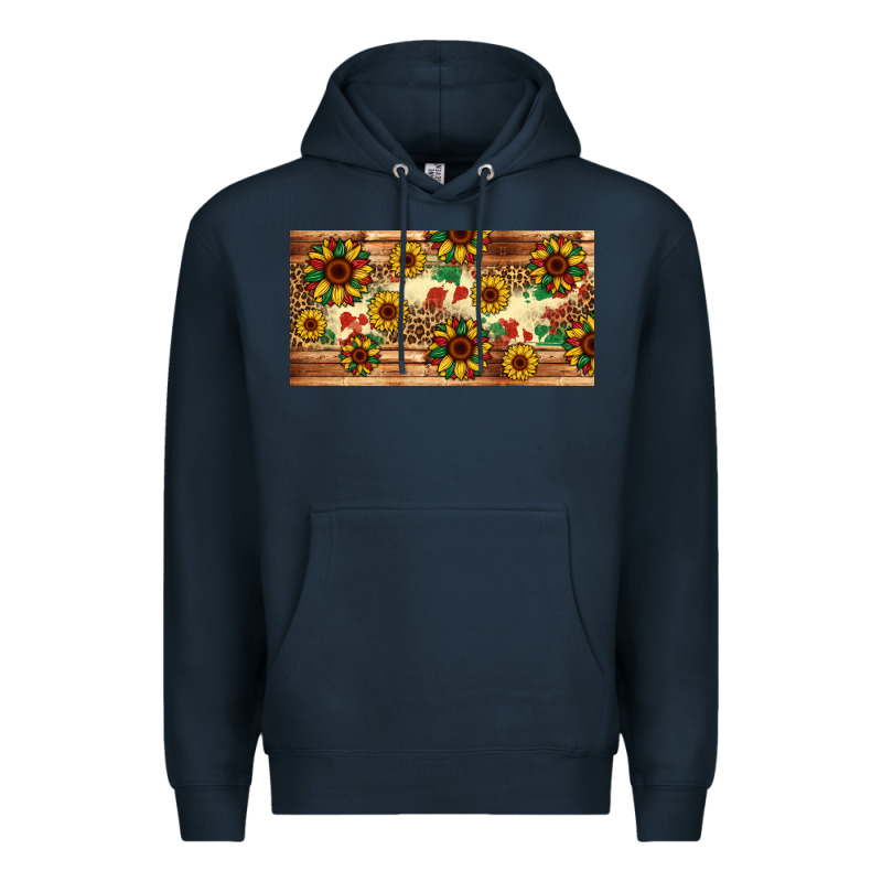 Juneteenth Sunflower's Licence Plate Template Premium Hoodie by Artiststas | Teevron