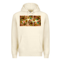 Sandshell juneteenth sunflower's licence plate template Premium Hoodie - Artiststas