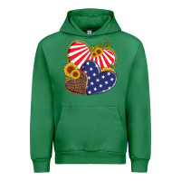 Emerald america heart and sunflower Urban Hoodie - Artiststas