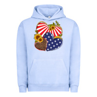 Pigment Grape Ice america heart and sunflower Urban Hoodie - Artiststas