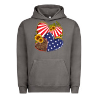 Pigment Tornado america heart and sunflower Urban Hoodie - Artiststas