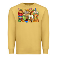Antique Gold tacos coffee cups Premium Sweatshirt - Zillion Design Studio
