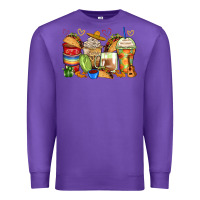Tacos Coffee Cups Premium Sweatshirt | Teevron