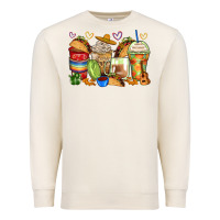 Sandshell tacos coffee cups Premium Sweatshirt - Zillion Design Studio