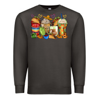 Smoke tacos coffee cups Premium Sweatshirt - Zillion Design Studio