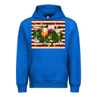 Cobalt Christmas cocktail Urban Hoodie - AdoDesignShop