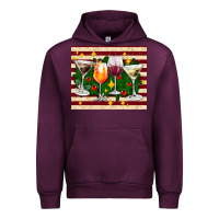 Mauve Wine Christmas cocktail Urban Hoodie - AdoDesignShop