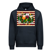 Navy Christmas cocktail Urban Hoodie - AdoDesignShop