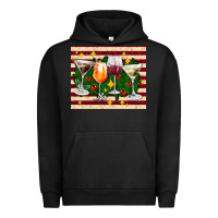 Pigment Black Christmas cocktail Urban Hoodie - AdoDesignShop