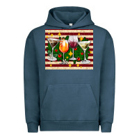 Pigment Midnight Navy Christmas cocktail Urban Hoodie - AdoDesignShop