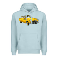 Blue Mist taxi cab Premium Hoodie - Artiststas