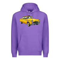 Purple taxi cab Premium Hoodie - Artiststas