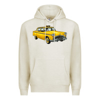 Oatmeal Heather taxi cab Premium Hoodie - Artiststas