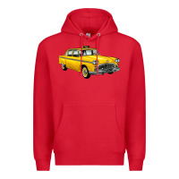 Red taxi cab Premium Hoodie - Artiststas