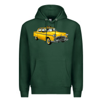 Sports Green taxi cab Premium Hoodie - Artiststas