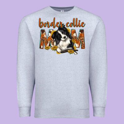 Western Border Collie Mom Premium Sweatshirt Designed By Texasbilliewilder