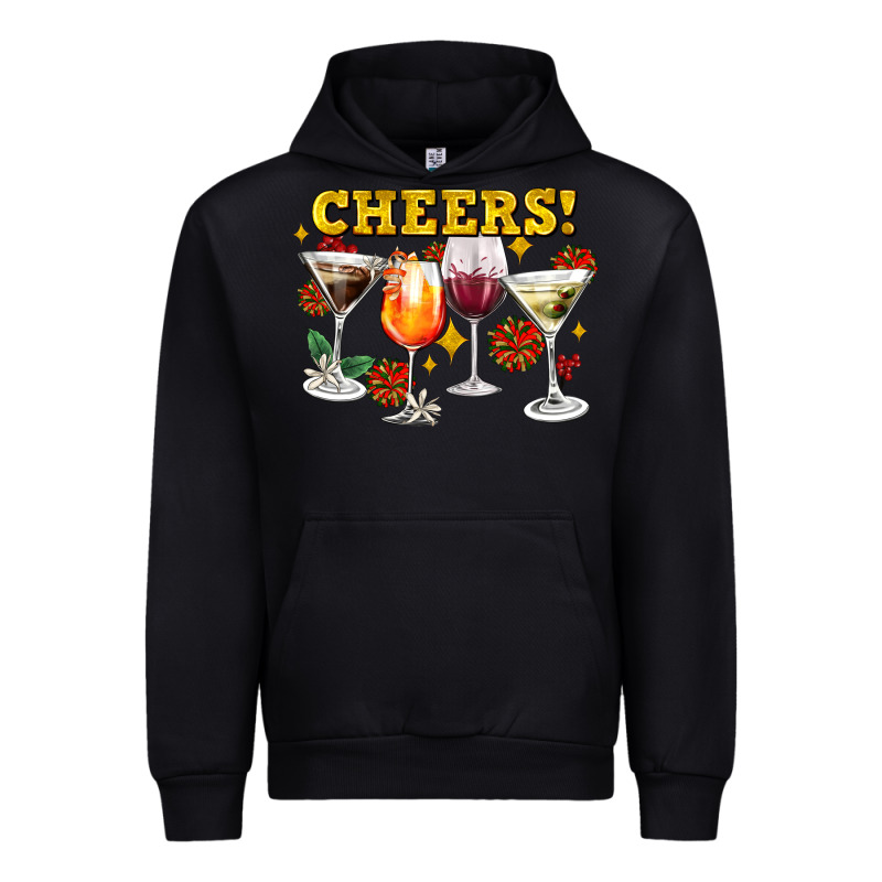 Cheers Christmas Coctail Urban Hoodie by AdoDesignShop | Teevron