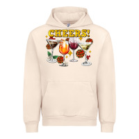 Sandshell Cheers Christmas Coctail Urban Hoodie - AdoDesignShop