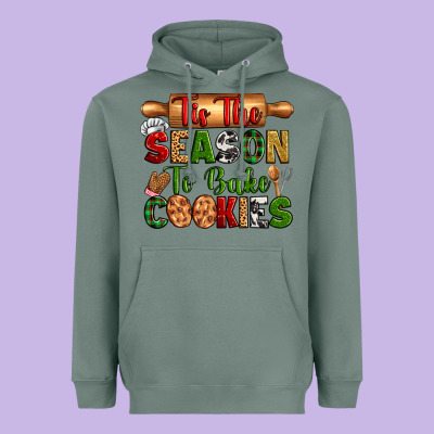 Tih The Season To Bake Cookies Heavyweight Hoodie Designed By Zillion Design Studio