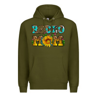 Army Green rodeo mom Premium Hoodie - AdoDesignShop