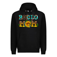 Black rodeo mom Premium Hoodie - AdoDesignShop