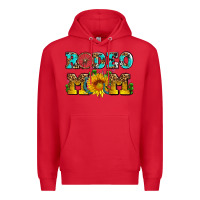 Red rodeo mom Premium Hoodie - AdoDesignShop